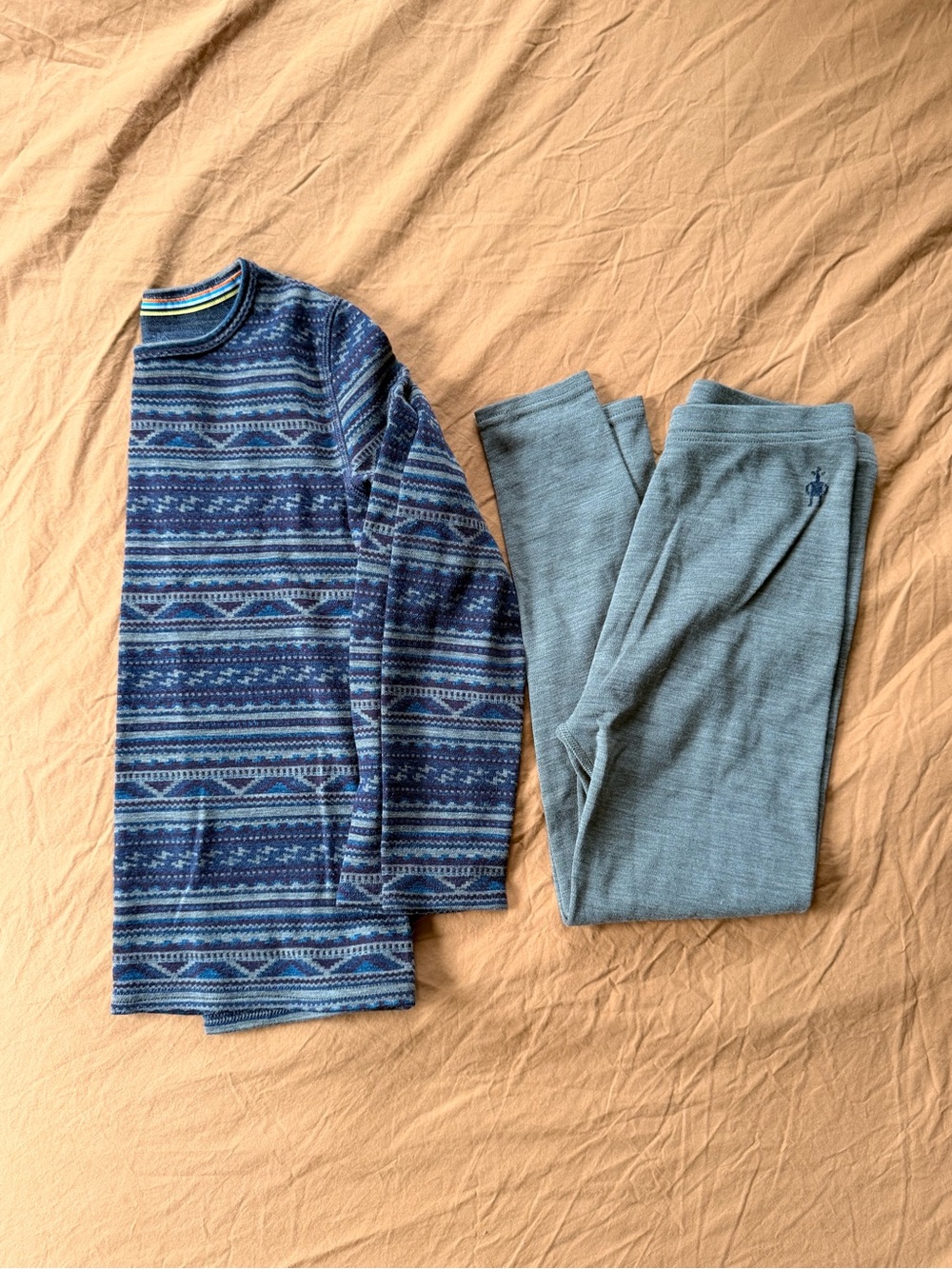 Kids Smartwool Baselayer in 100% merino wool